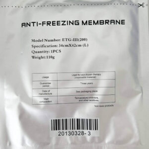 Membrána proti omrzlinám na kryolipolýzu 34*42 cm